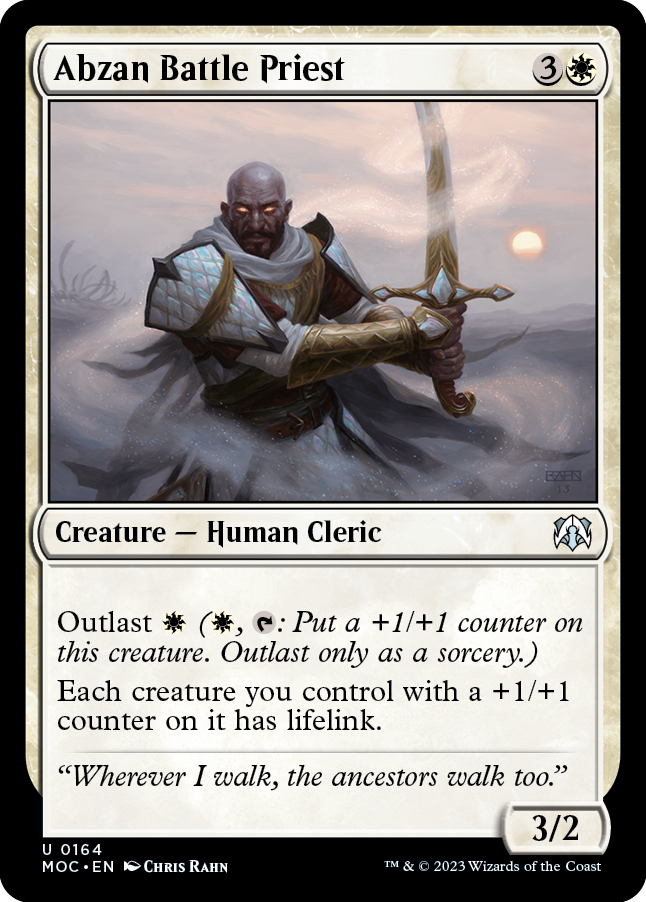 Abzan Battle Priest [March of the Machine Commander] | PLUS EV GAMES 