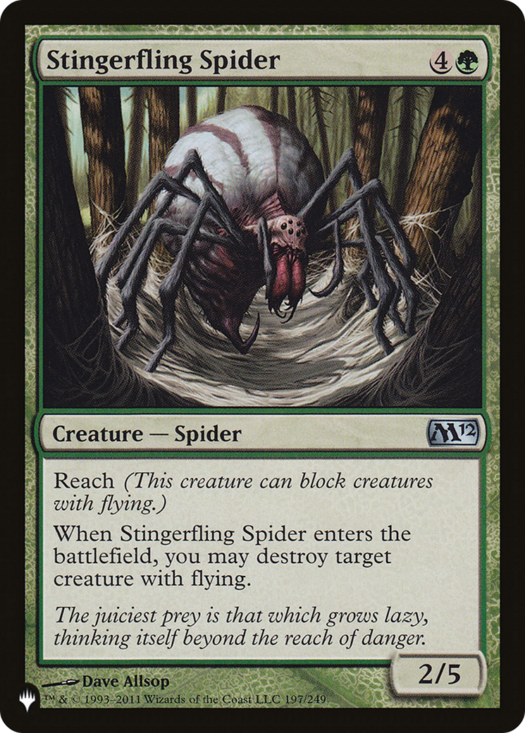 Stingerfling Spider [The List Reprints] | PLUS EV GAMES 