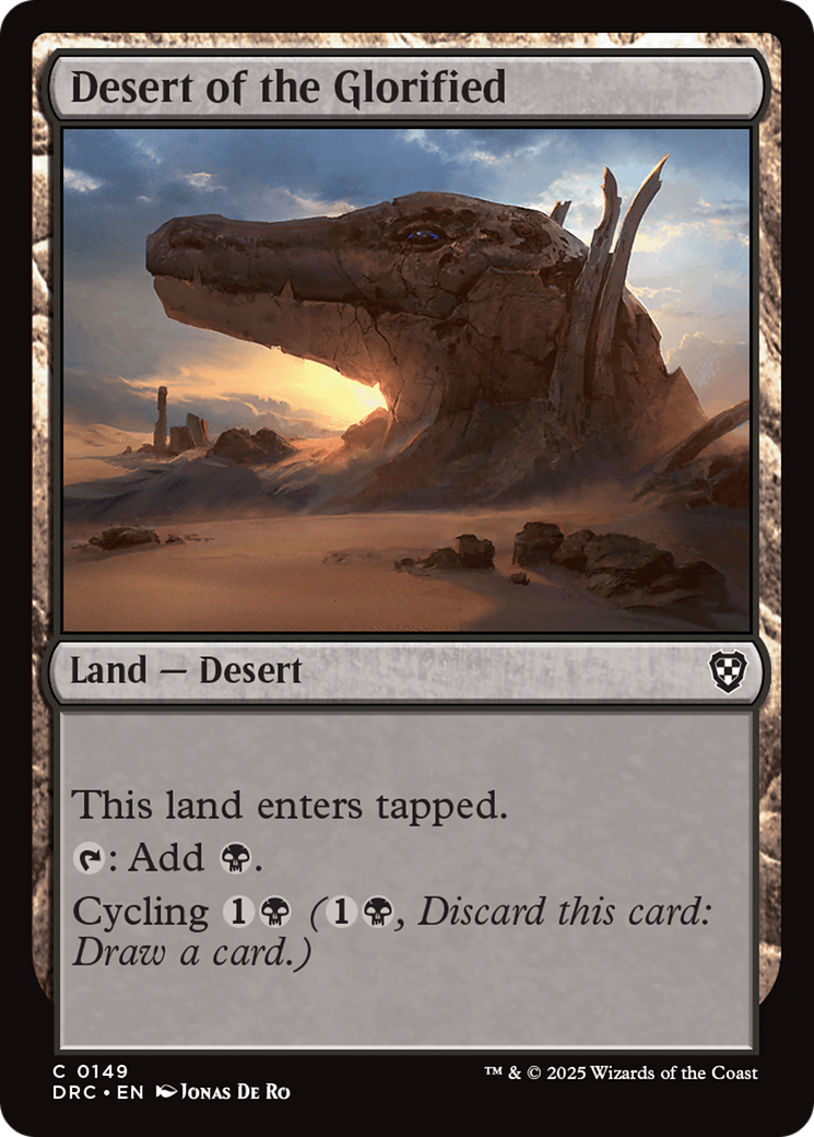 Desert of the Glorified [Aetherdrift Commander] | PLUS EV GAMES 