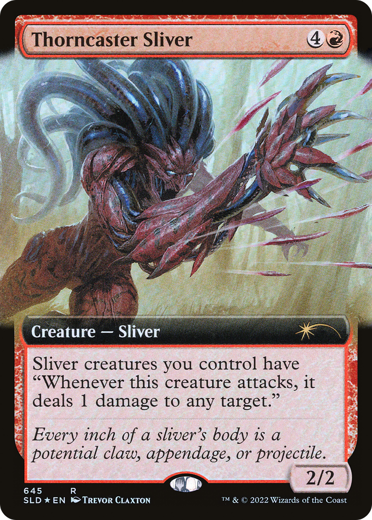 Thorncaster Sliver (Extended Art) [Secret Lair Drop Series] | PLUS EV GAMES 