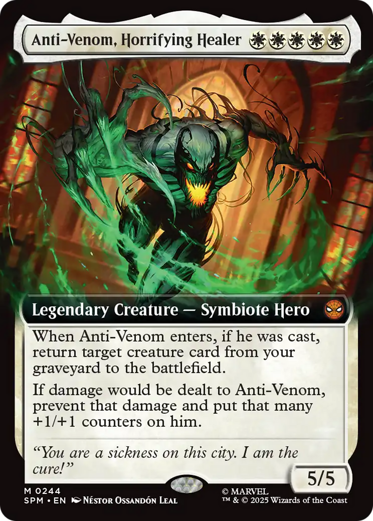 Anti-Venom, Horrifying Healer (Extended Art) [Marvel's Spider-Man] | PLUS EV GAMES 
