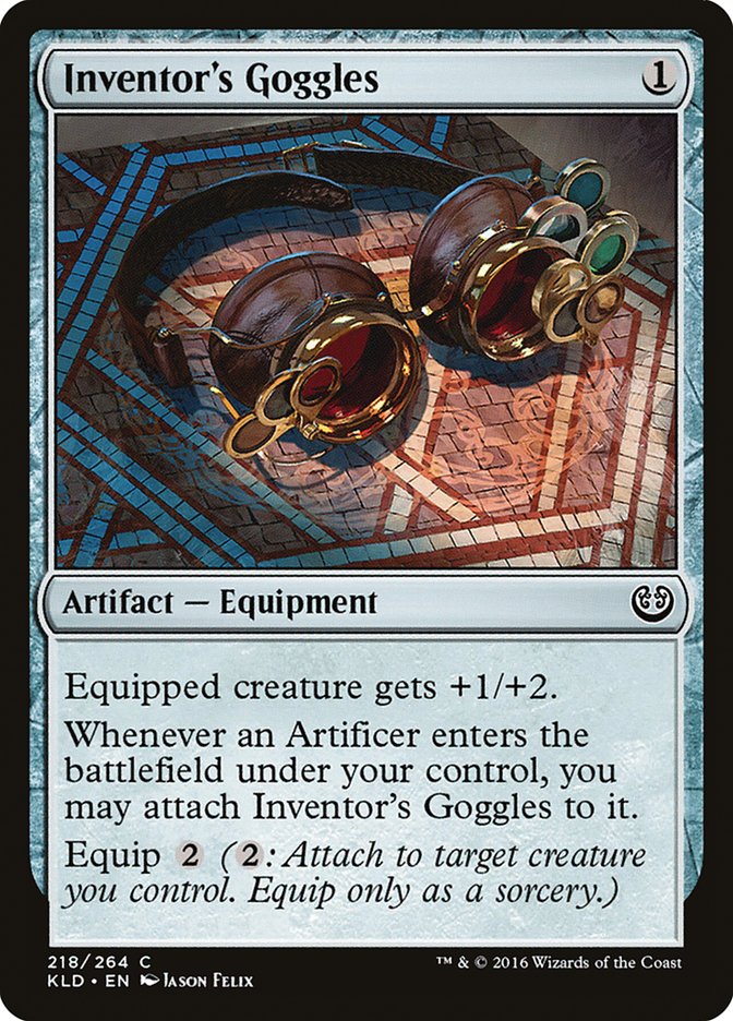 Inventor's Goggles [Kaladesh] | PLUS EV GAMES 