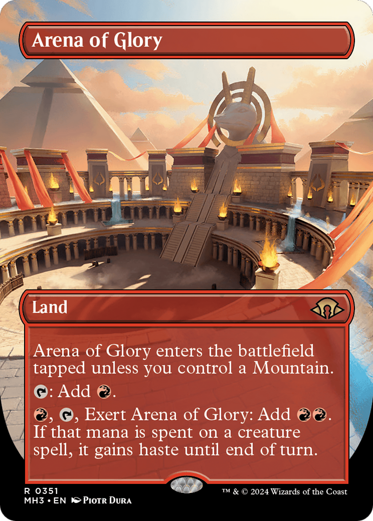 Arena of Glory (Borderless) [Modern Horizons 3] | PLUS EV GAMES 