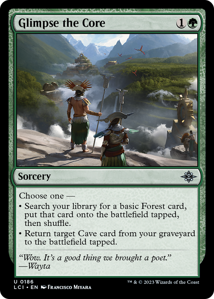 Glimpse the Core [The Lost Caverns of Ixalan] | PLUS EV GAMES 