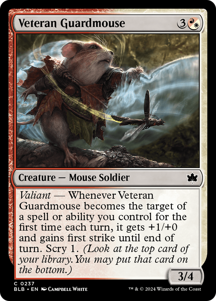 Veteran Guardmouse [Bloomburrow] | PLUS EV GAMES 