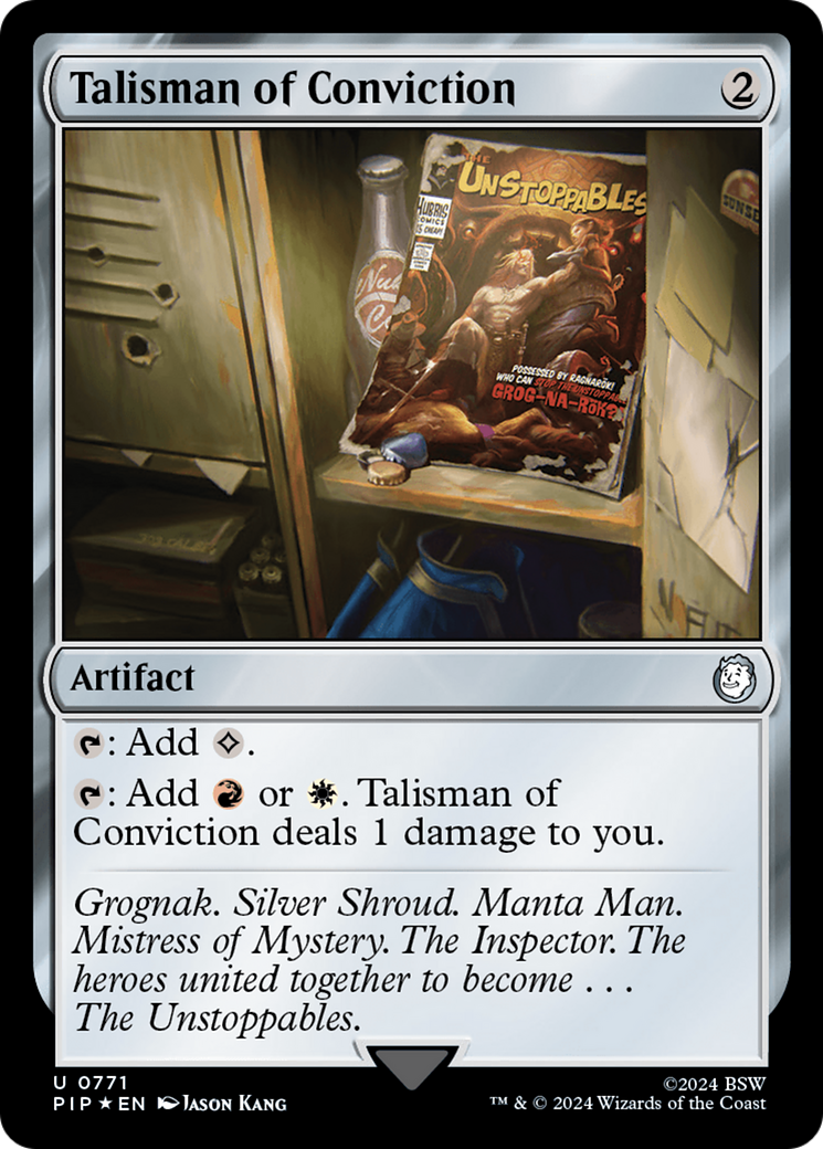 Talisman of Conviction (Surge Foil) [Fallout] | PLUS EV GAMES 