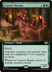 Curator Beastie (Extended Art) [Duskmourn: House of Horror Commander] | PLUS EV GAMES 