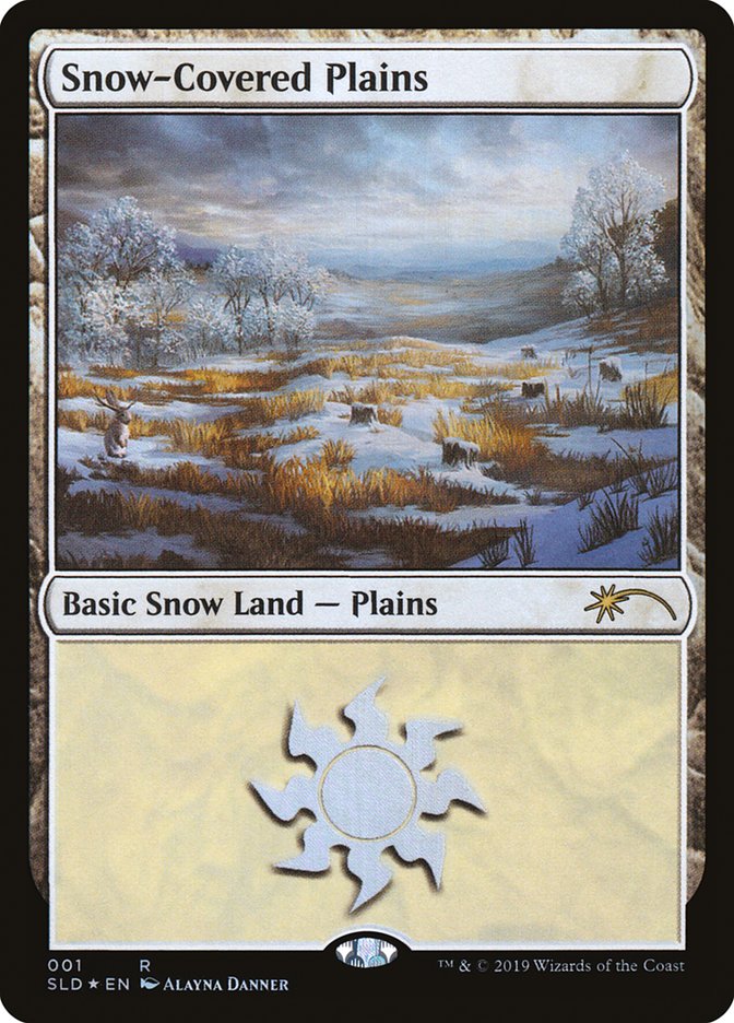 Snow-Covered Plains (001) [Secret Lair Drop Series] | PLUS EV GAMES 