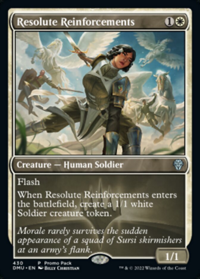 Resolute Reinforcements (Promo Pack) [Dominaria United Promos] | PLUS EV GAMES 