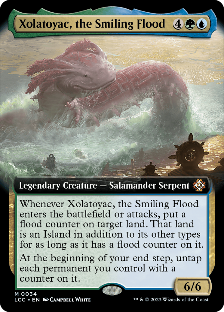 Xolatoyac, the Smiling Flood (Extended Art) [The Lost Caverns of Ixalan Commander] | PLUS EV GAMES 