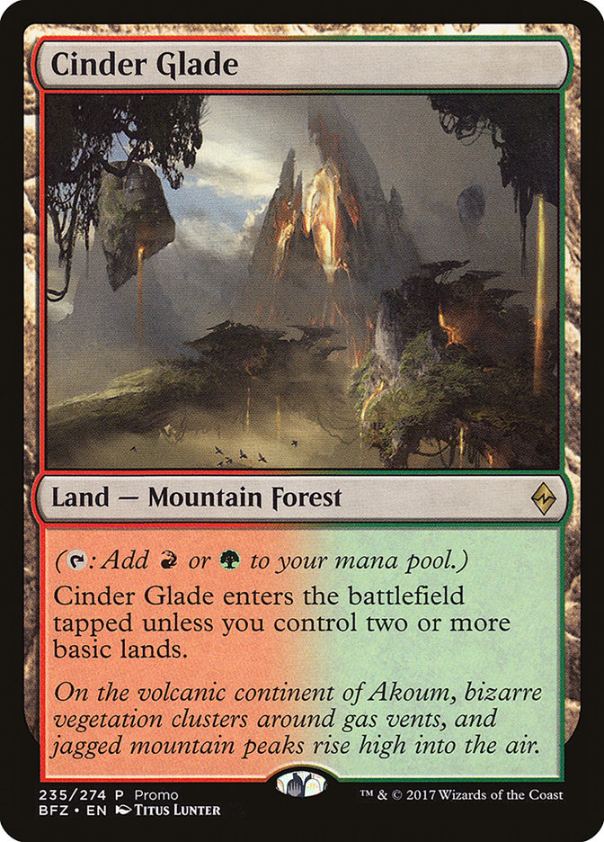 Cinder Glade (Promo) [Standard Showdown Promos] | PLUS EV GAMES 