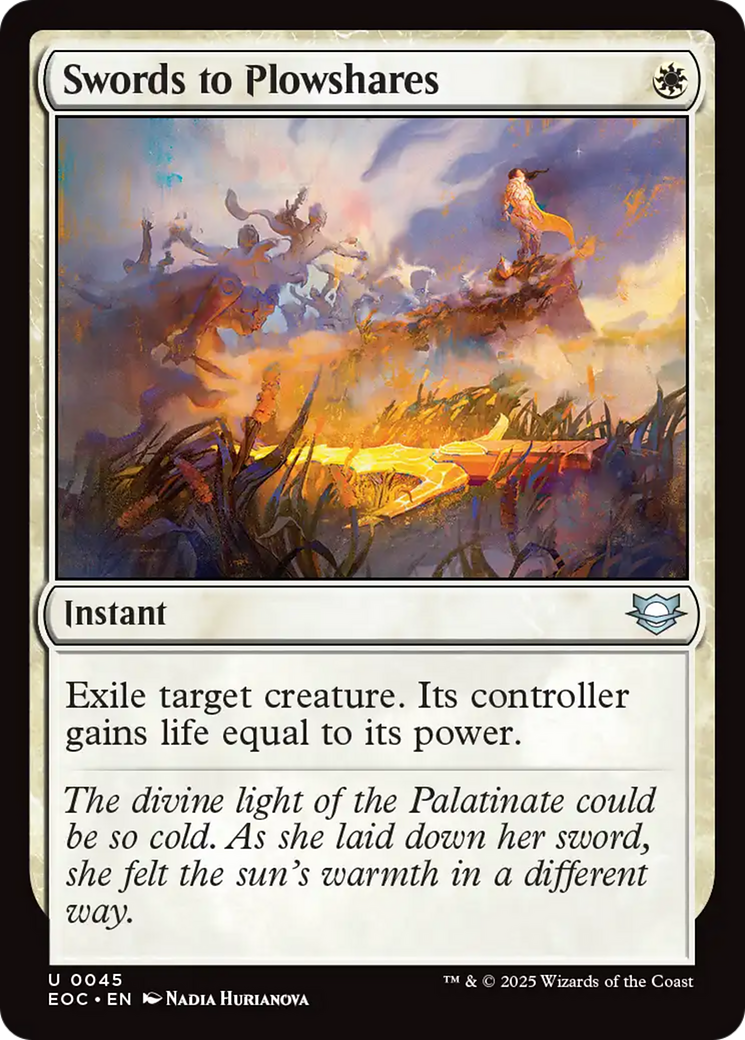 Swords to Plowshares [Edge of Eternities Commander] | PLUS EV GAMES 