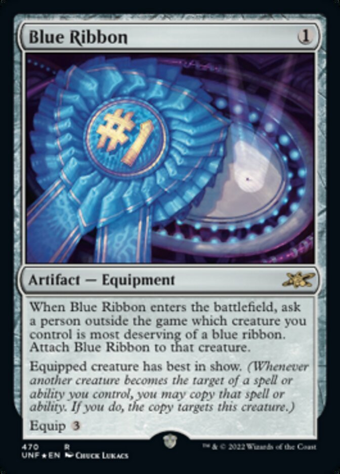 Blue Ribbon (Galaxy Foil) [Unfinity] | PLUS EV GAMES 