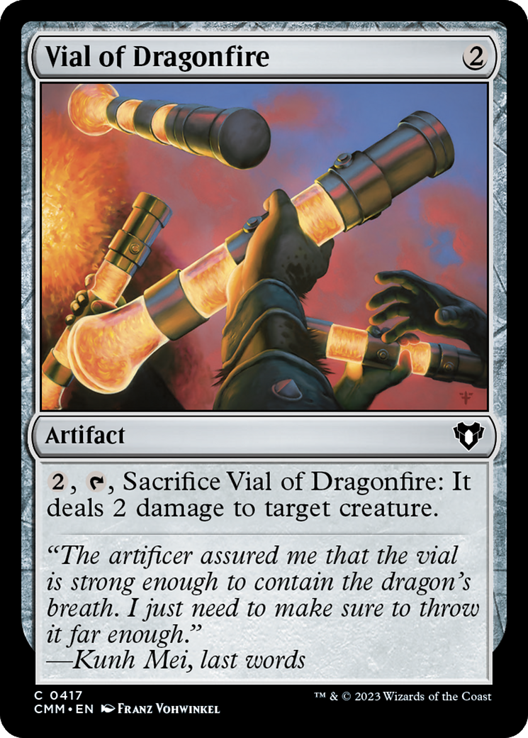 Vial of Dragonfire [Commander Masters] | PLUS EV GAMES 