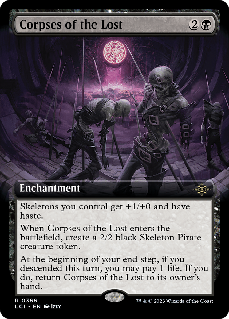 Corpses of the Lost (Extended Art) [The Lost Caverns of Ixalan] | PLUS EV GAMES 