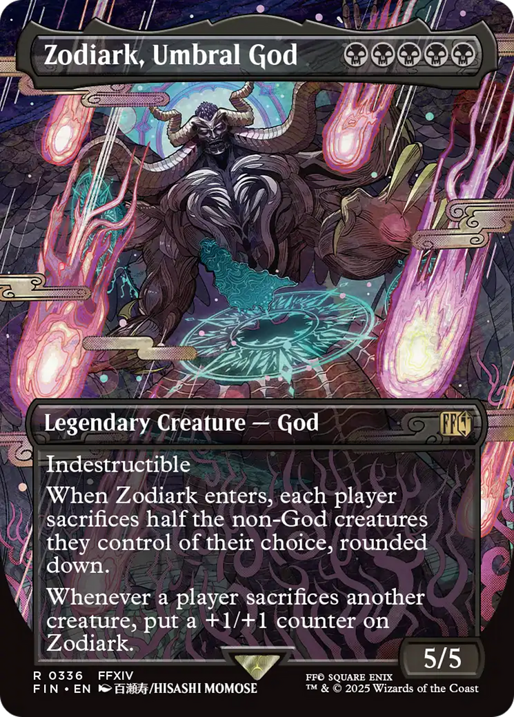 Zodiark, Umbral God (Borderless) [FINAL FANTASY] | PLUS EV GAMES 