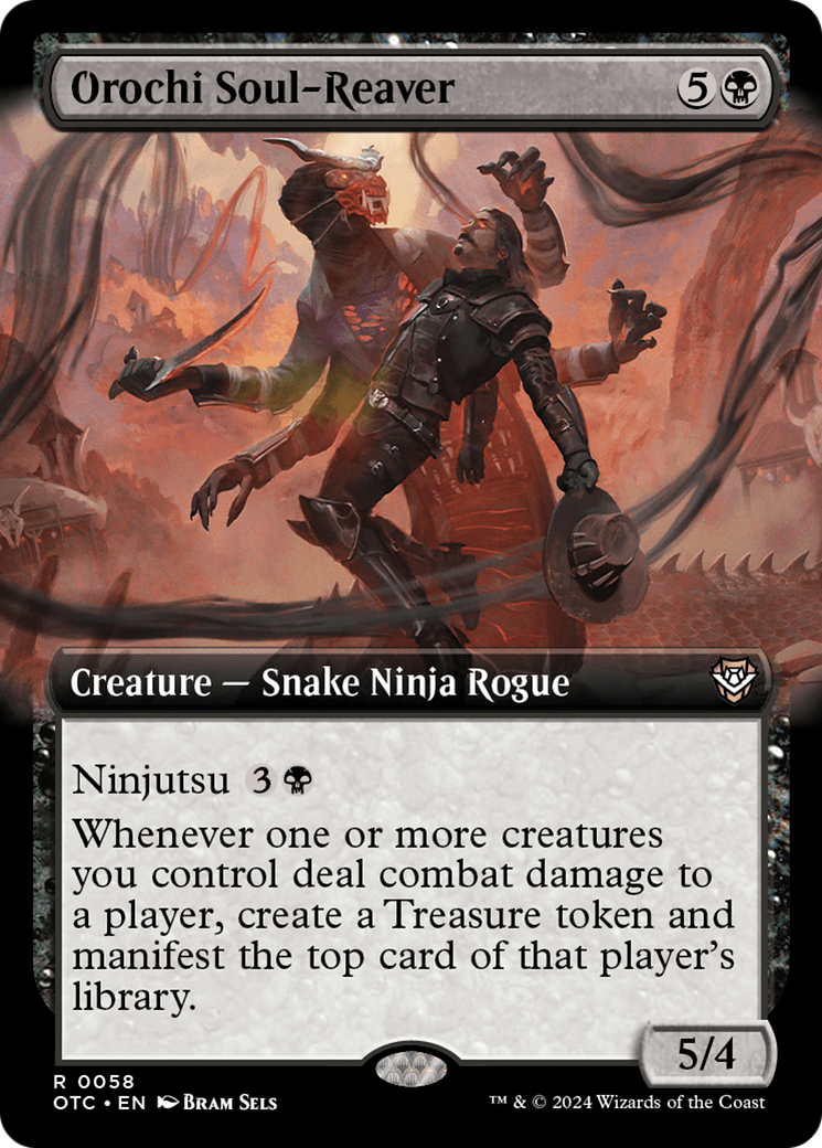 Orochi Soul-Reaver (Extended Art) [Outlaws of Thunder Junction Commander] | PLUS EV GAMES 