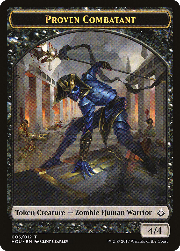 Proven Combatant [Hour of Devastation Tokens]