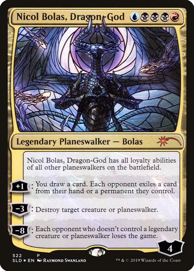 Nicol Bolas, Dragon-God (Stained Glass) [Secret Lair Drop Promos] | PLUS EV GAMES 