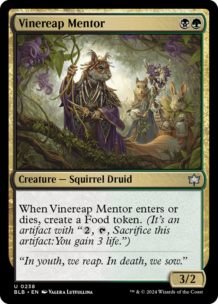 Vinereap Mentor [Bloomburrow] | PLUS EV GAMES 