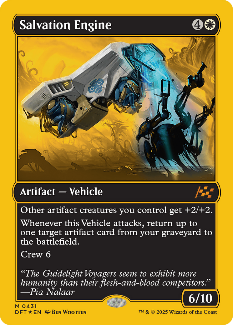 Salvation Engine (First-Place Foil) [Aetherdrift] | PLUS EV GAMES 