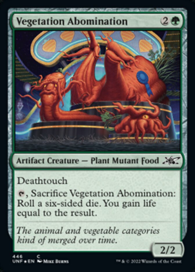 Vegetation Abomination (Galaxy Foil) [Unfinity] | PLUS EV GAMES 