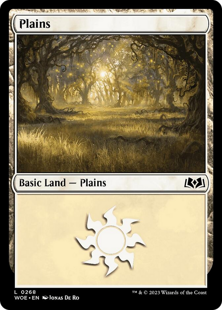 Plains (0268) [Wilds of Eldraine] | PLUS EV GAMES 