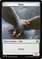 Inkling // Bird Double-Sided Token [Tarkir: Dragonstorm Commander Tokens] | PLUS EV GAMES 