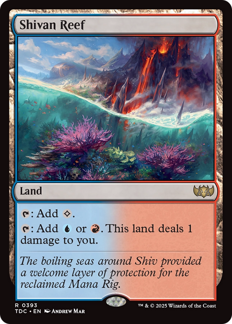 Shivan Reef [Tarkir: Dragonstorm Commander] | PLUS EV GAMES 