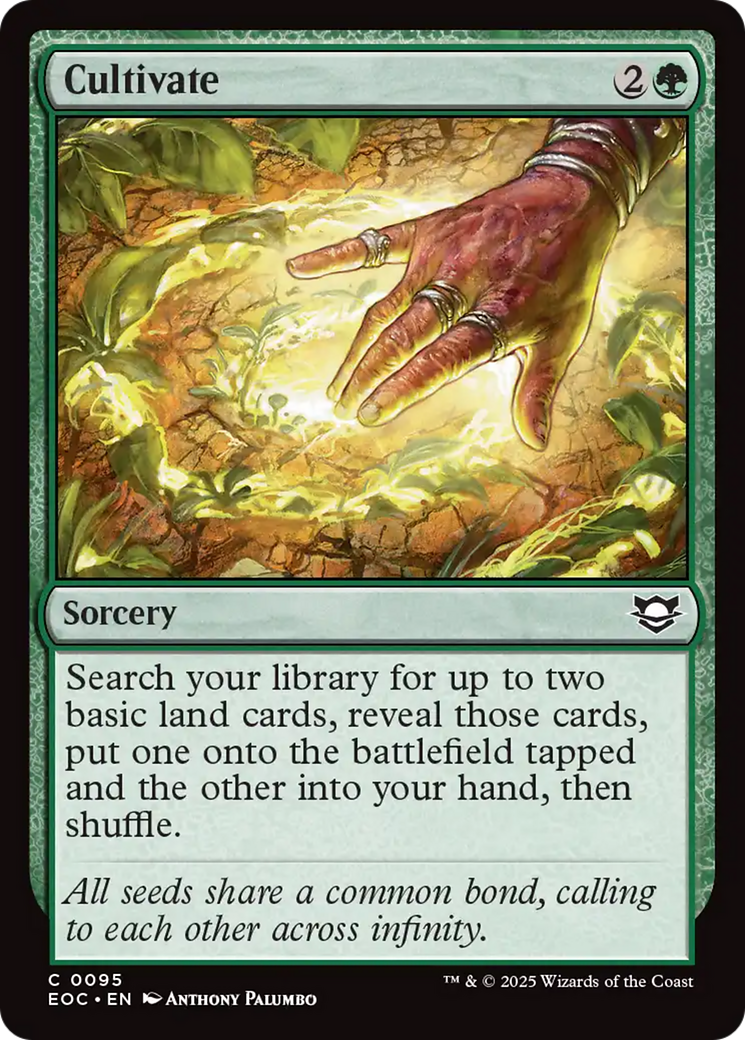 Cultivate [Edge of Eternities Commander] | PLUS EV GAMES 