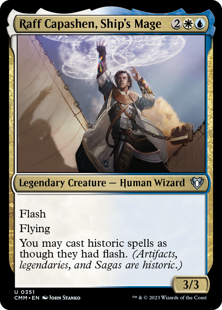 Raff Capashen, Ship's Mage [Commander Masters] | PLUS EV GAMES 