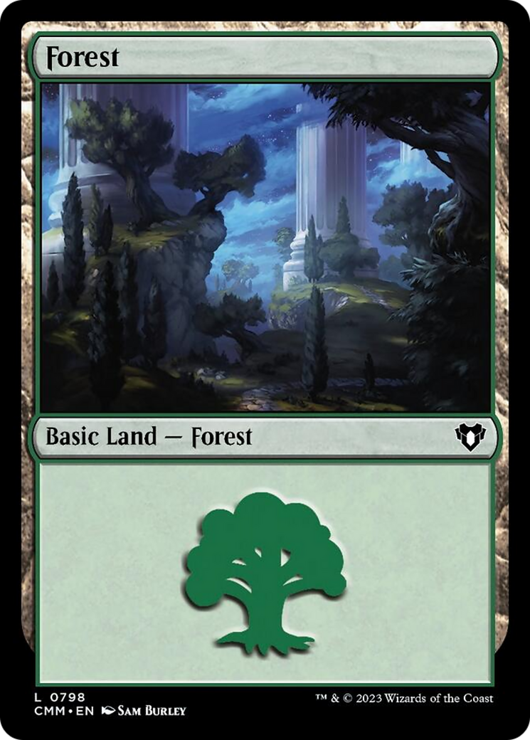 Forest (798) [Commander Masters] | PLUS EV GAMES 