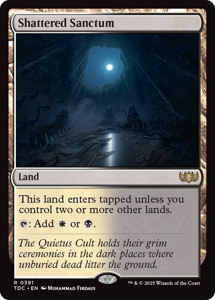 Shattered Sanctum [Tarkir: Dragonstorm Commander] | PLUS EV GAMES 