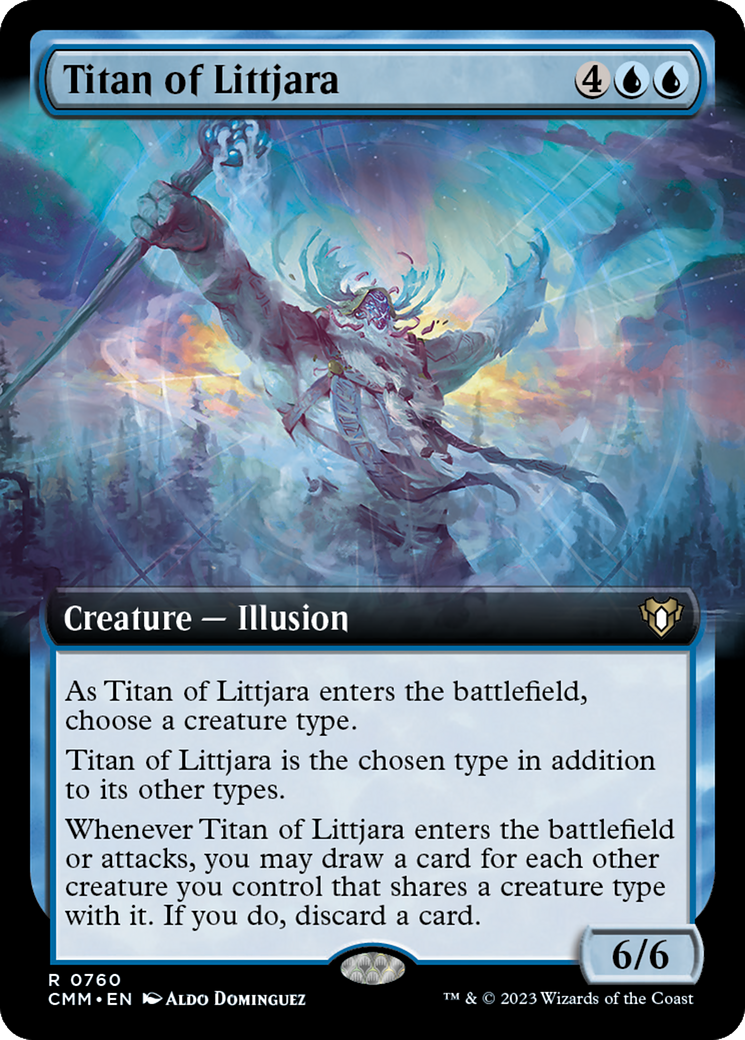 Titan of Littjara (Extended Art) [Commander Masters] | PLUS EV GAMES 