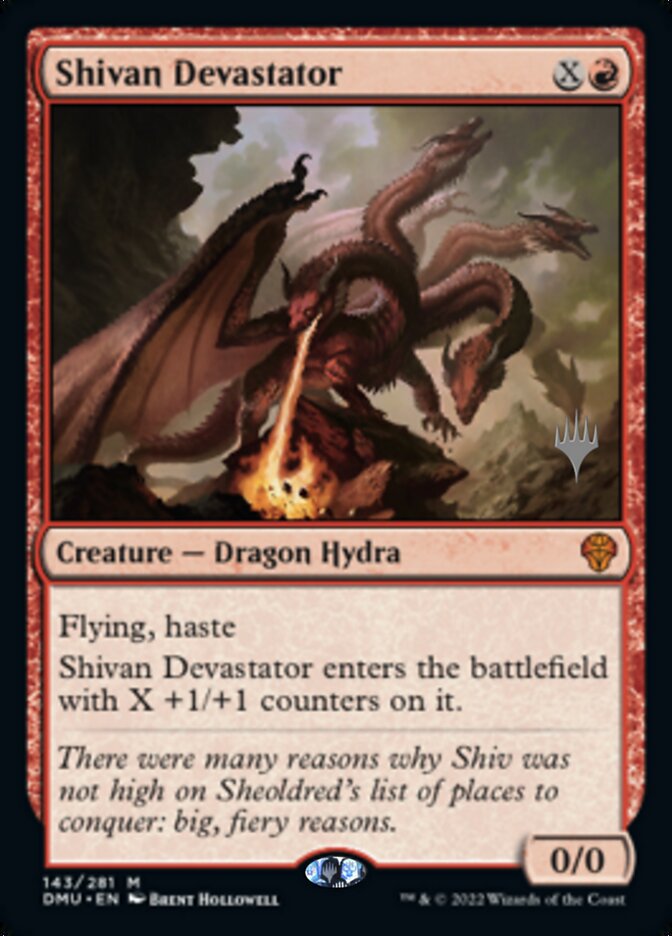 Shivan Devastator (Promo Pack) [Dominaria United Promos] | PLUS EV GAMES 