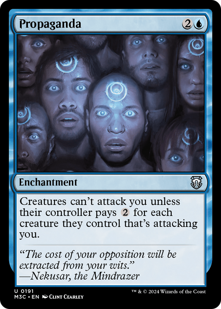 Propaganda (Ripple Foil) [Modern Horizons 3 Commander] | PLUS EV GAMES 