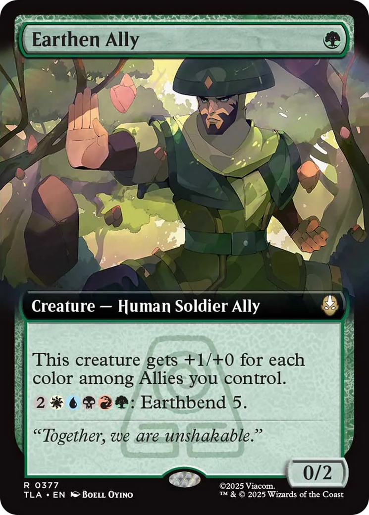 Earthen Ally (Extended Art) [Avatar: The Last Airbender] | PLUS EV GAMES 