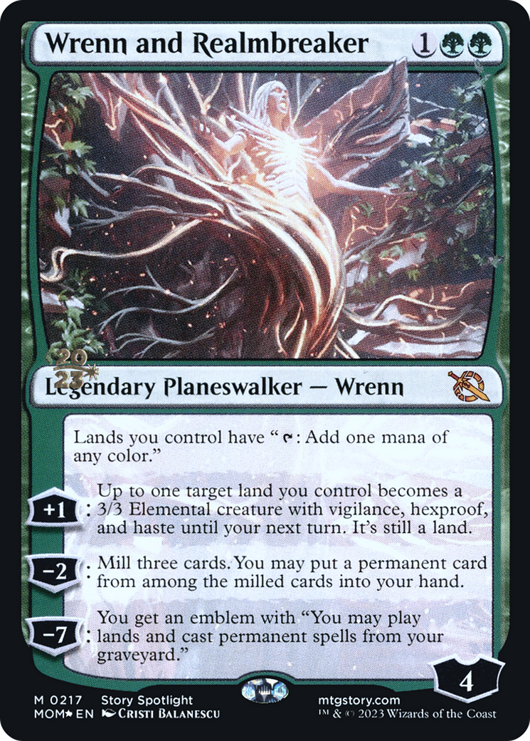 Wrenn and Realmbreaker [March of the Machine Prerelease Promos] | PLUS EV GAMES 