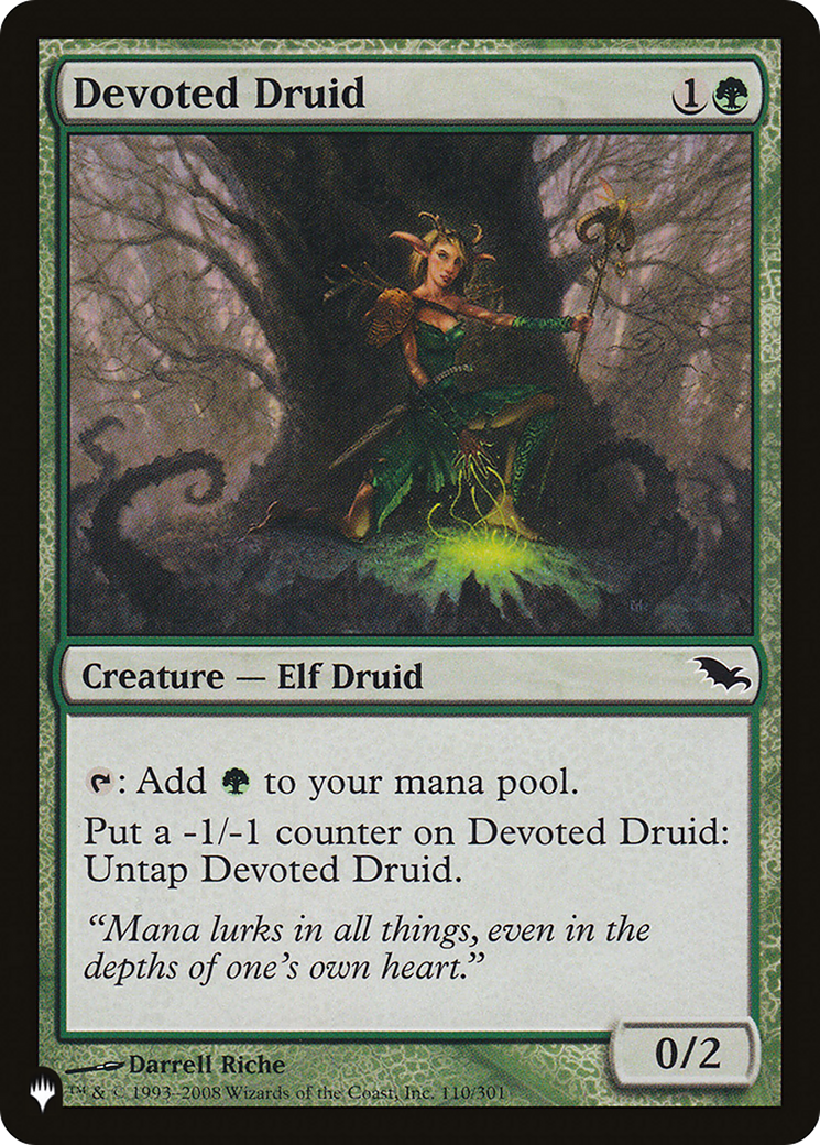 Devoted Druid (SHM) [The List Reprints] | PLUS EV GAMES 