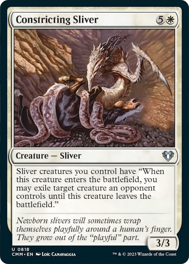 Constricting Sliver [Commander Masters] | PLUS EV GAMES 