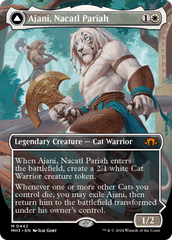 Ajani, Nacatl Pariah // Ajani, Nacatl Avenger (Borderless) [Modern Horizons 3] | PLUS EV GAMES 