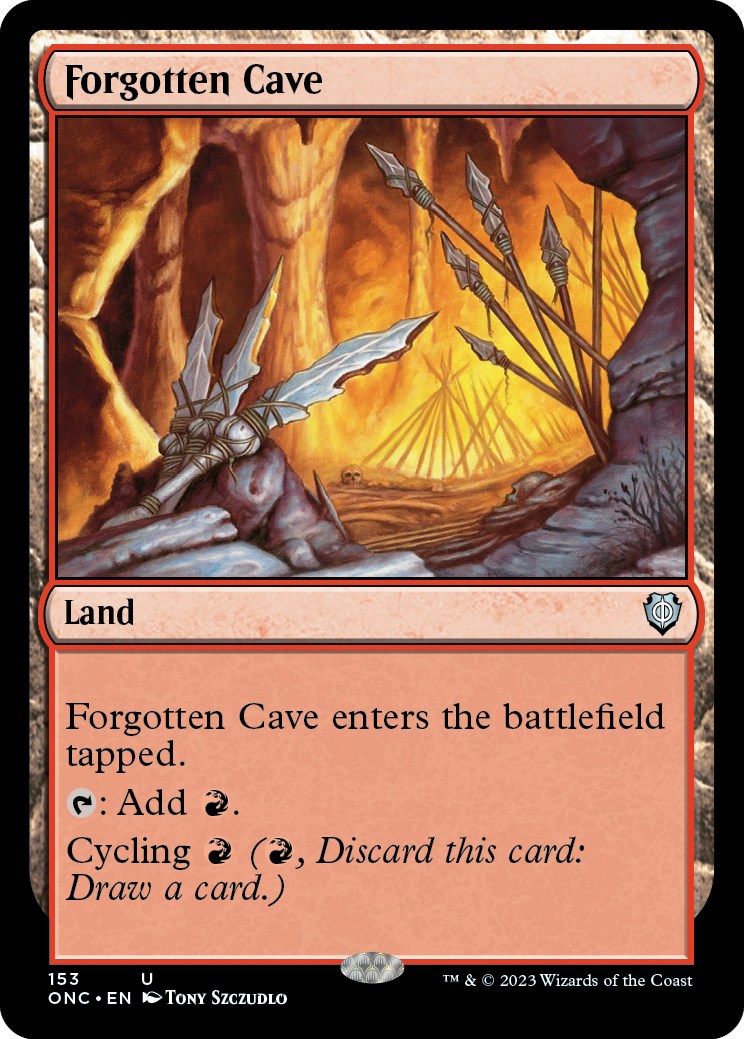 Forgotten Cave [Phyrexia: All Will Be One Commander] | PLUS EV GAMES 