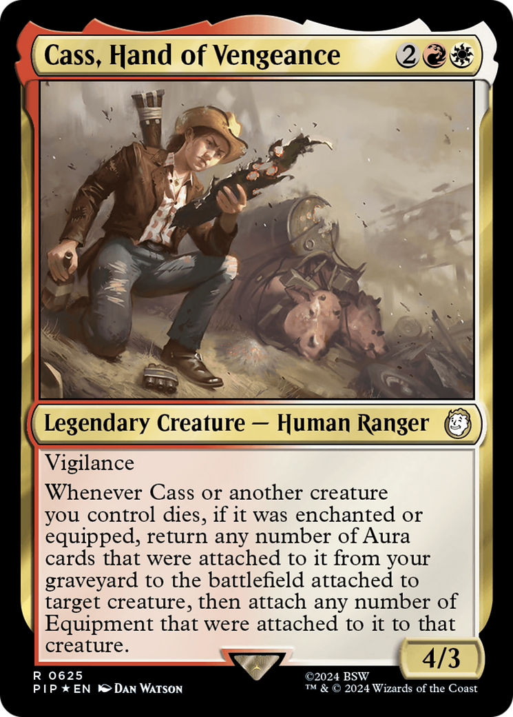 Cass, Hand of Vengeance (Surge Foil) [Fallout] | PLUS EV GAMES 