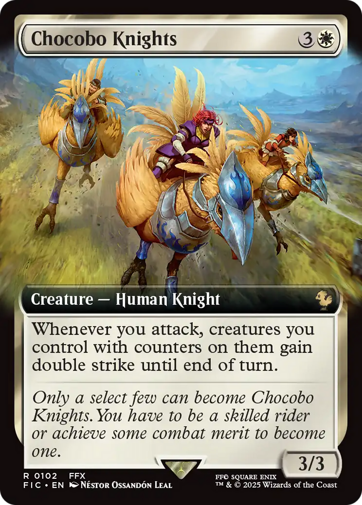 Chocobo Knights (Extended Art) [FINAL FANTASY Commander] | PLUS EV GAMES 