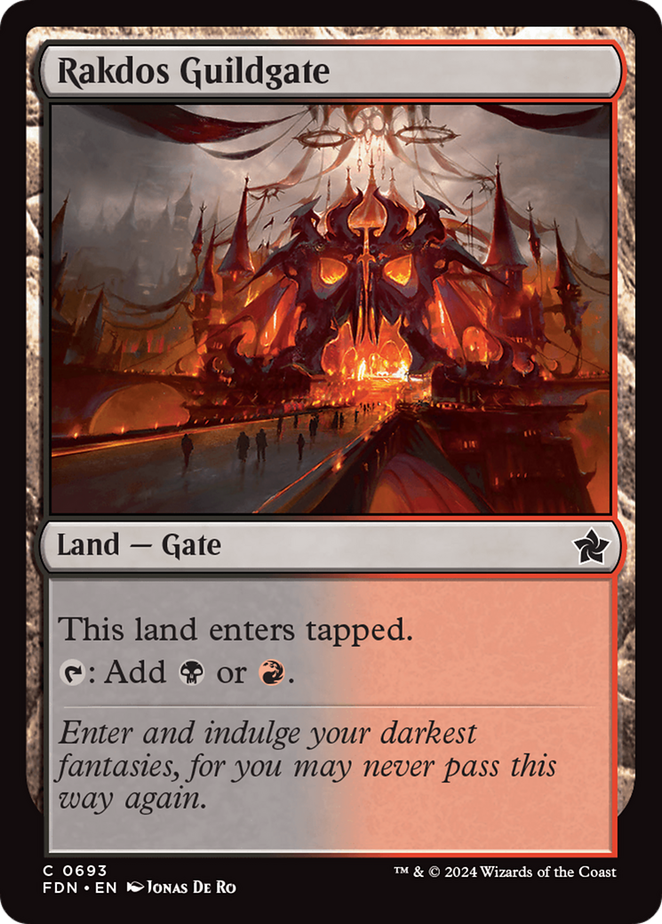 Rakdos Guildgate [Foundations] | PLUS EV GAMES 