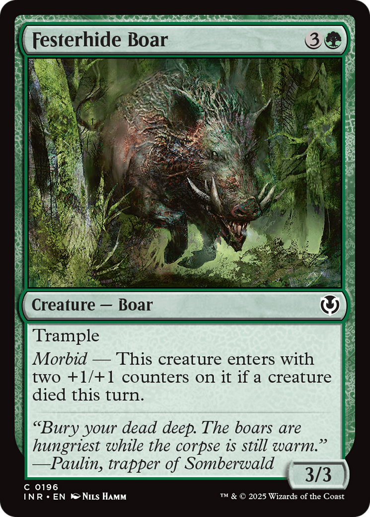 Festerhide Boar [Innistrad Remastered] | PLUS EV GAMES 