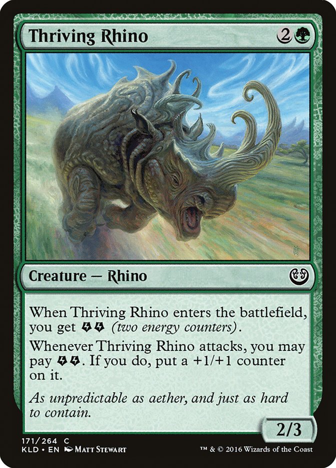 Thriving Rhino [Kaladesh] | PLUS EV GAMES 