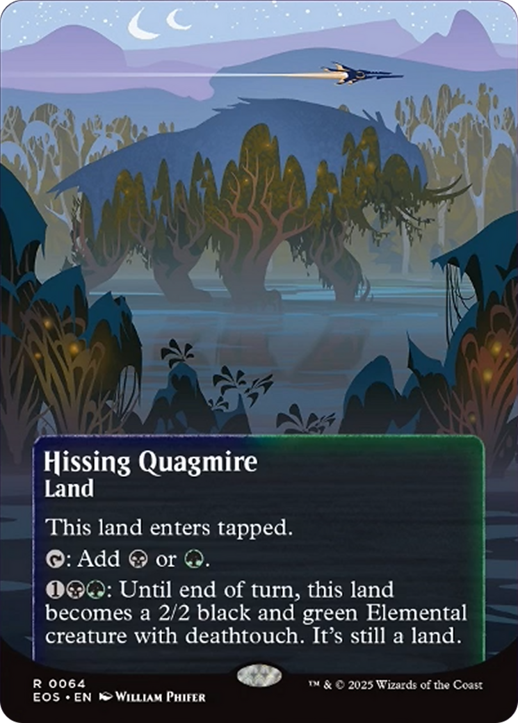 Hissing Quagmire (0064) (Borderless) [Edge of Eternities: Stellar Sights] | PLUS EV GAMES 