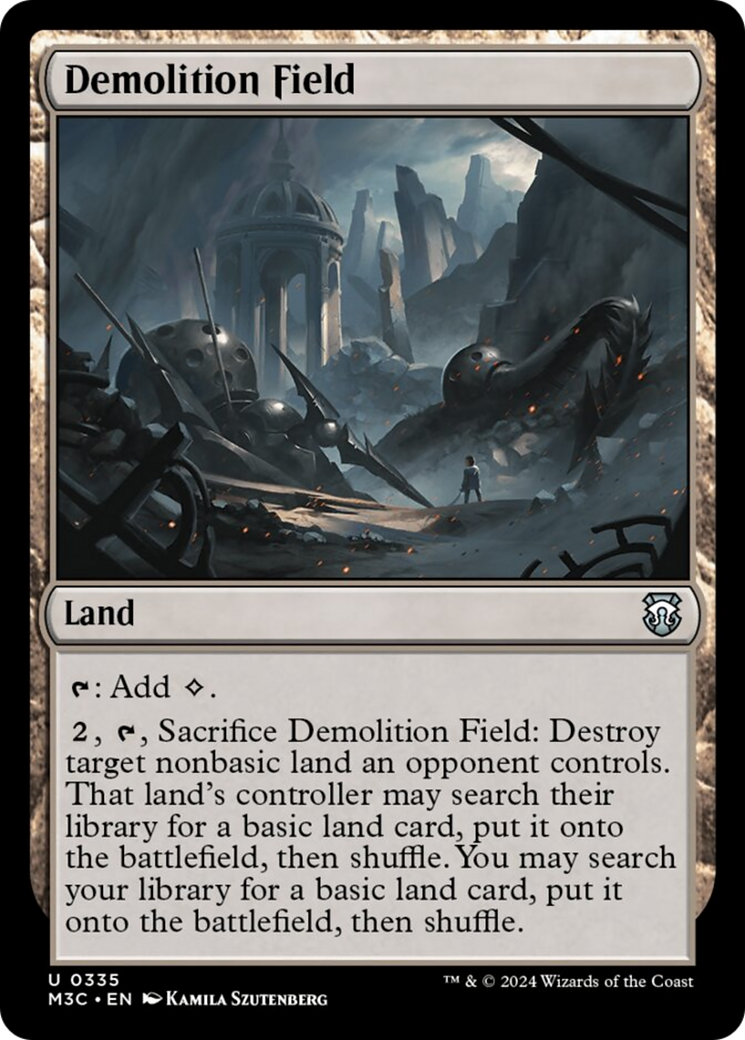 Demolition Field (Ripple Foil) [Modern Horizons 3 Commander] | PLUS EV GAMES 