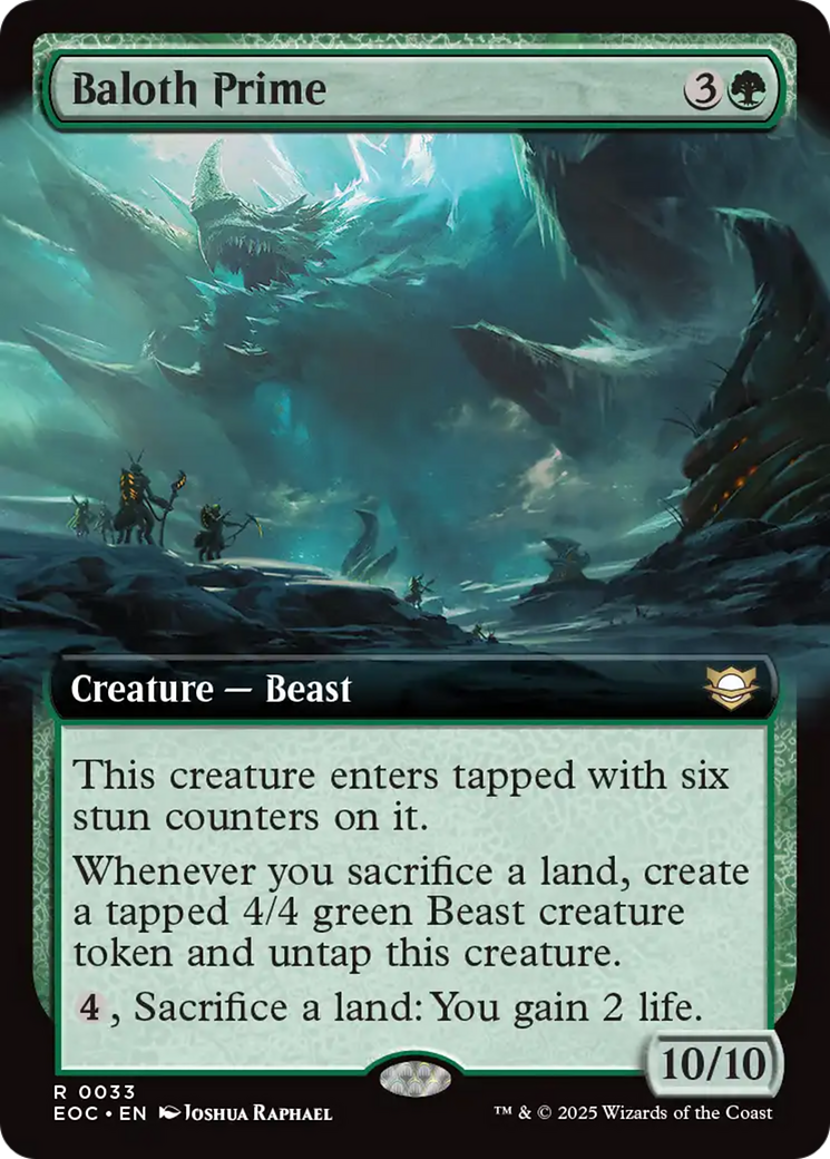 Baloth Prime (Extended Art) [Edge of Eternities Commander] | PLUS EV GAMES 